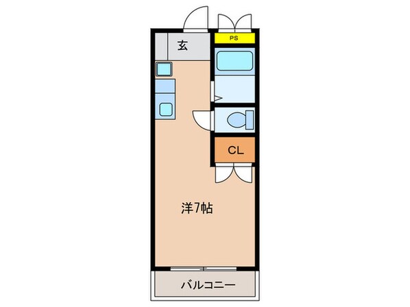 ウィング多々良の物件間取画像